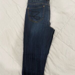 Seven7 Dark Blue Straight Leg Jeans